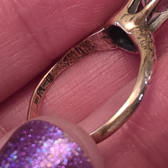 Late 19th Or Early 20th Century Antique Copper Solitaire Ring - Picture 14 of 16